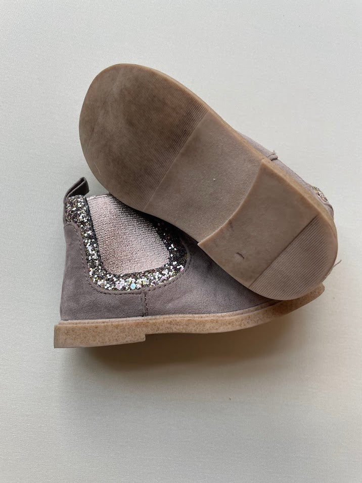 Faux Suede Sparkle boot