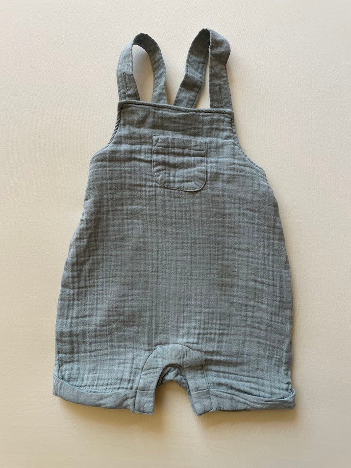 Cotton Linen Overall Romper