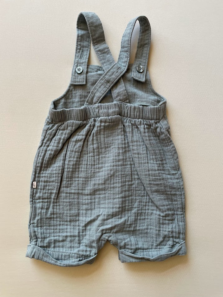 Cotton Linen Overall Romper