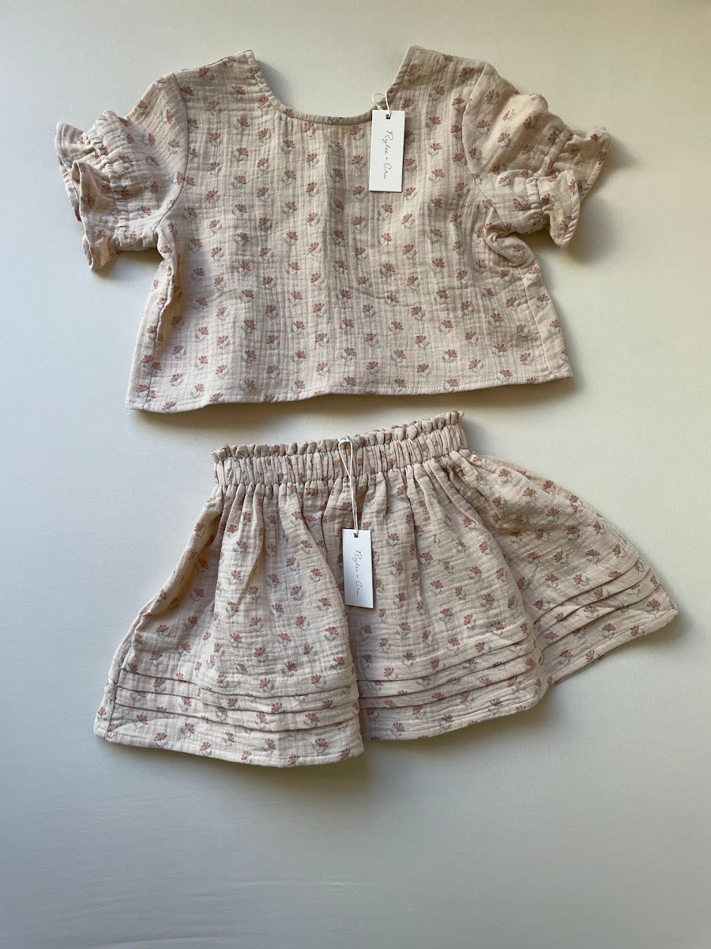 Linen Floral Set