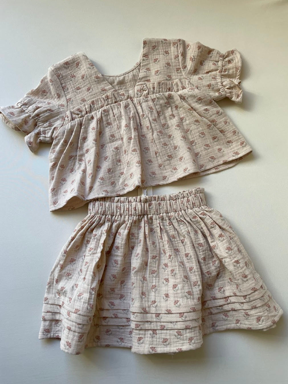 Linen Floral Set
