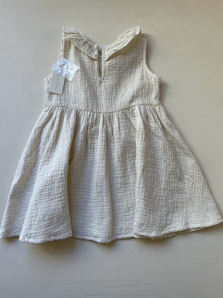 Linen Detail Dress