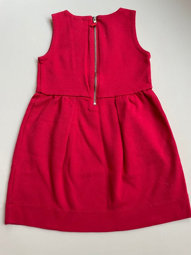 Bejeweled collar dress