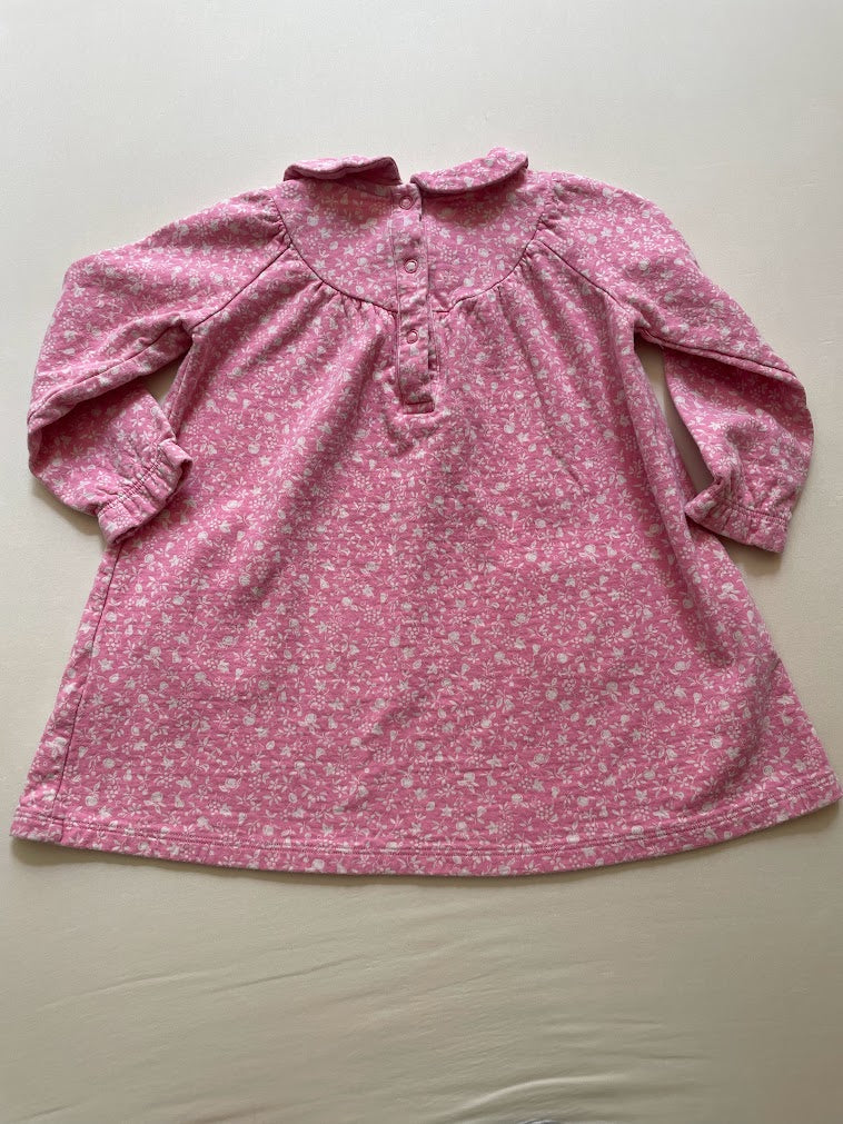 Floral Sweatshirt Dress