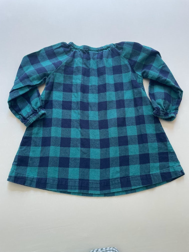 Flannel Checkered Dress