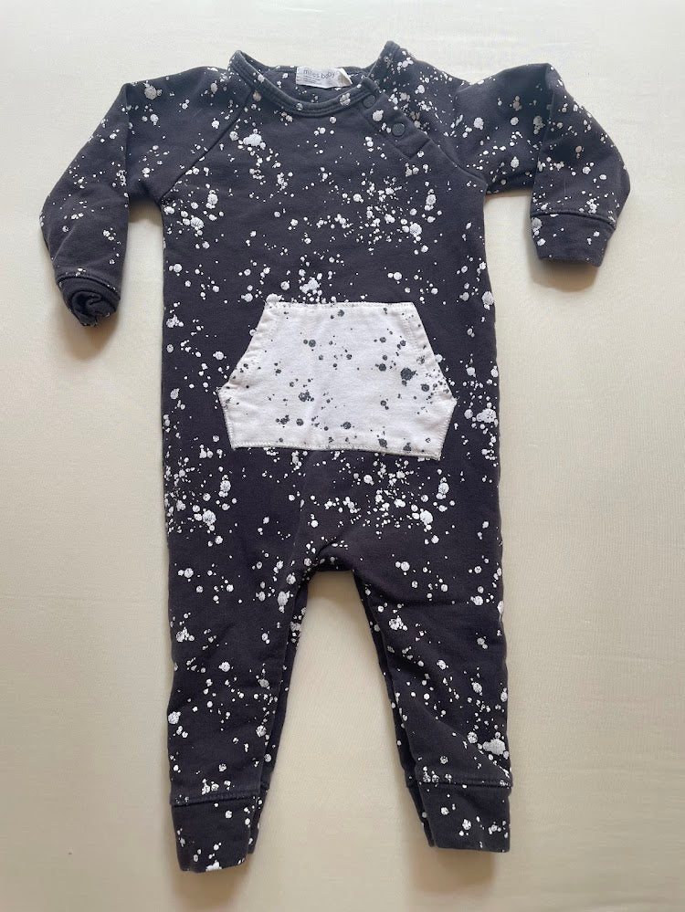 Sweatshirt Color Splash Romper