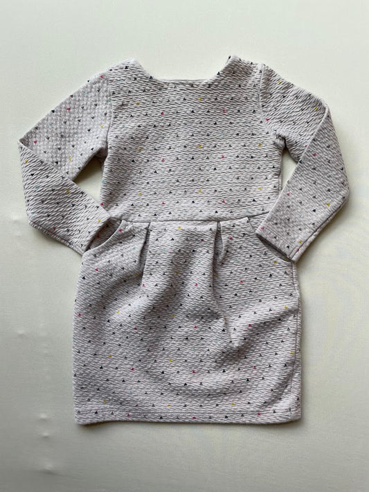 Textured Geometric Dress