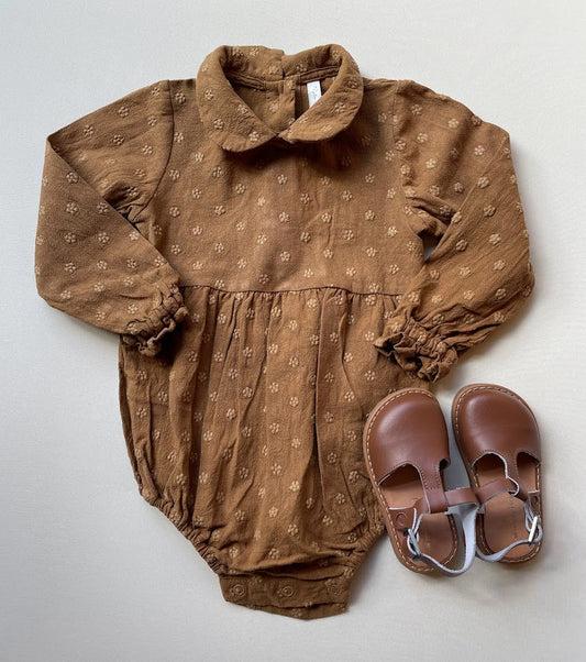 Collared romper