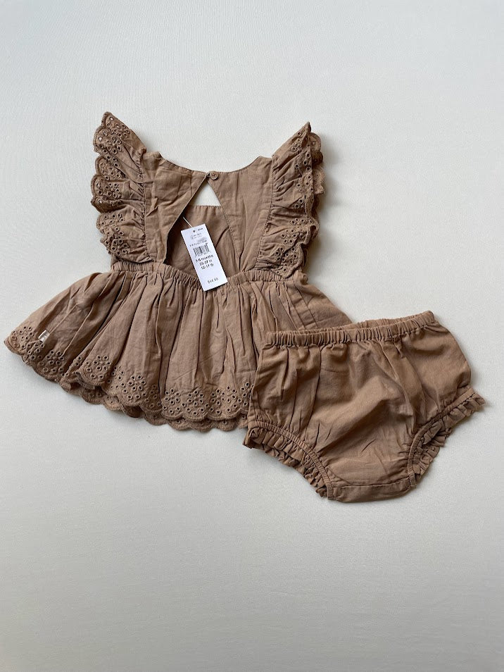 Eyelet Outfit Set