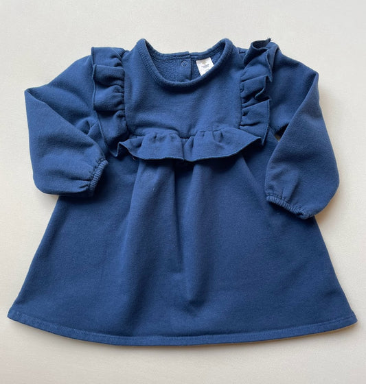 Fleece Ruffle Dress