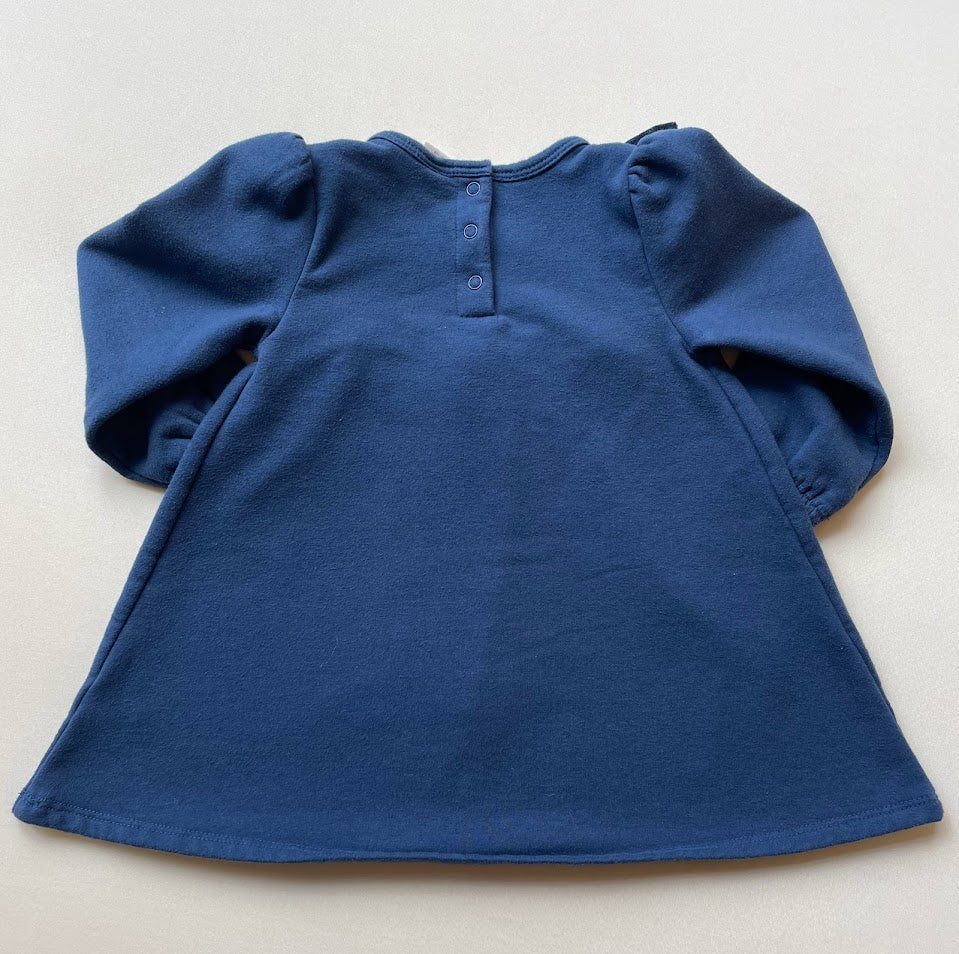 Fleece Ruffle Dress
