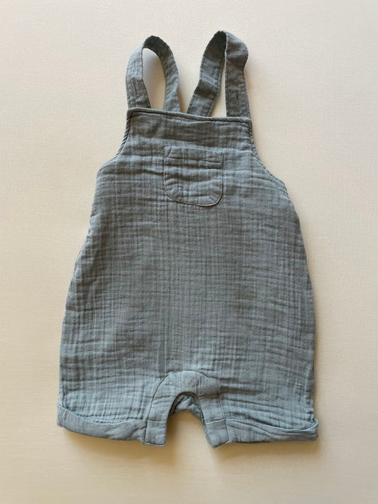 Cotton Linen Overall Romper