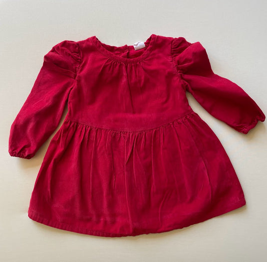 Corduroy Flutter Dress