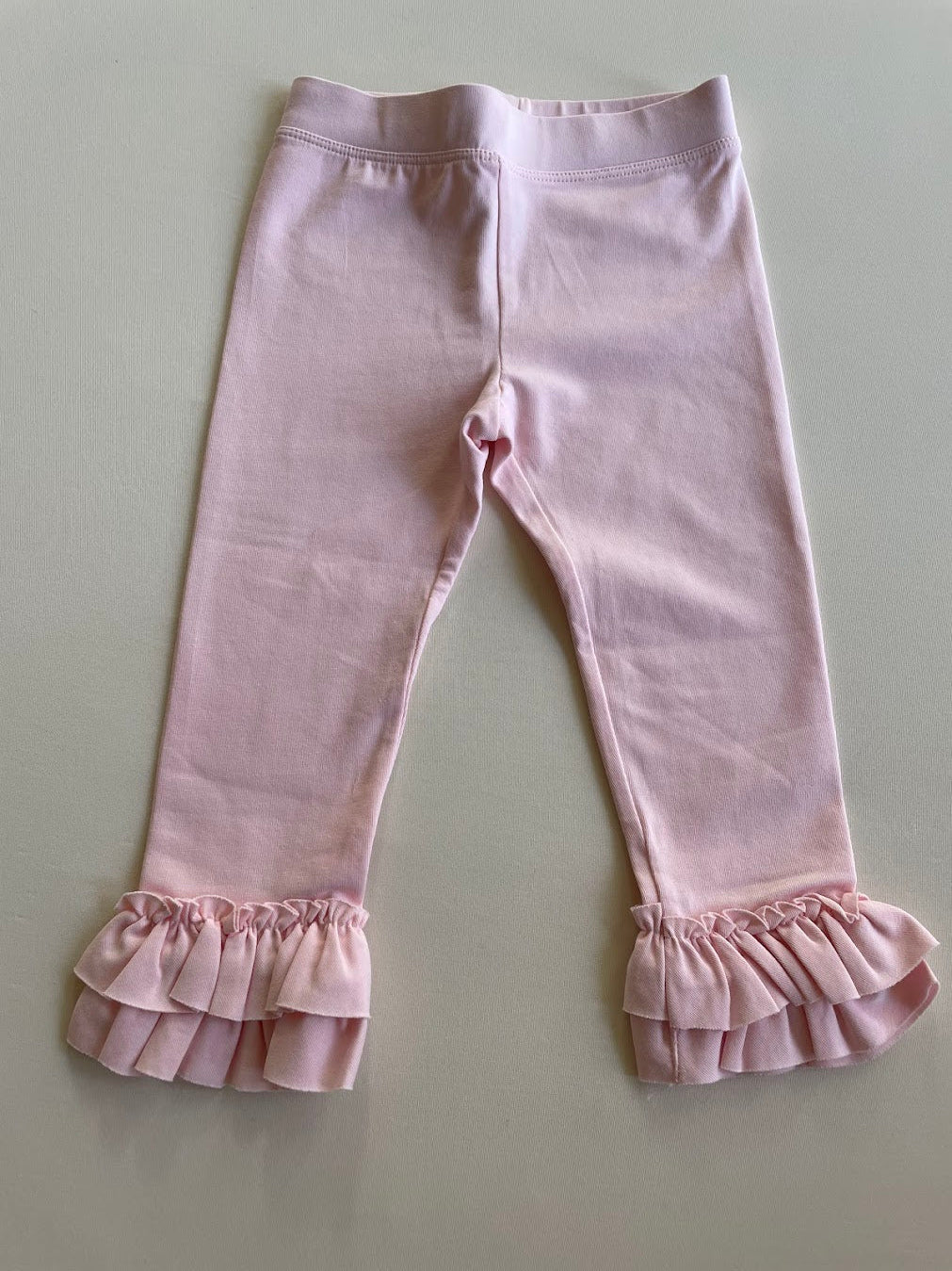 Ruffle bottom leggings