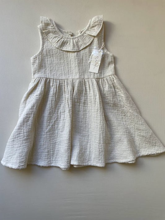 Linen Detail Dress