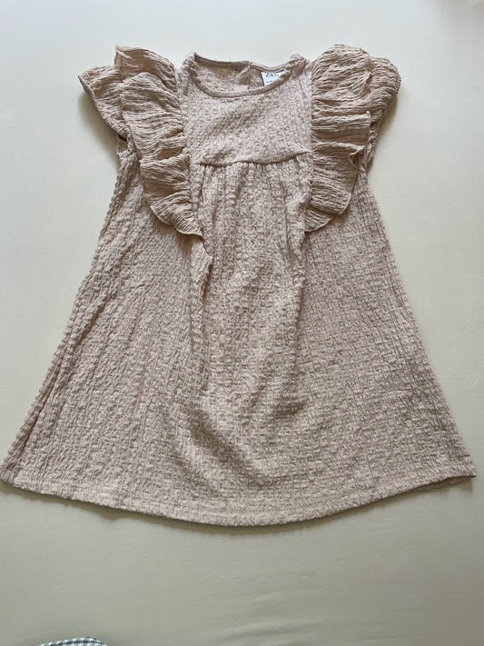Textured Ruffle Dress