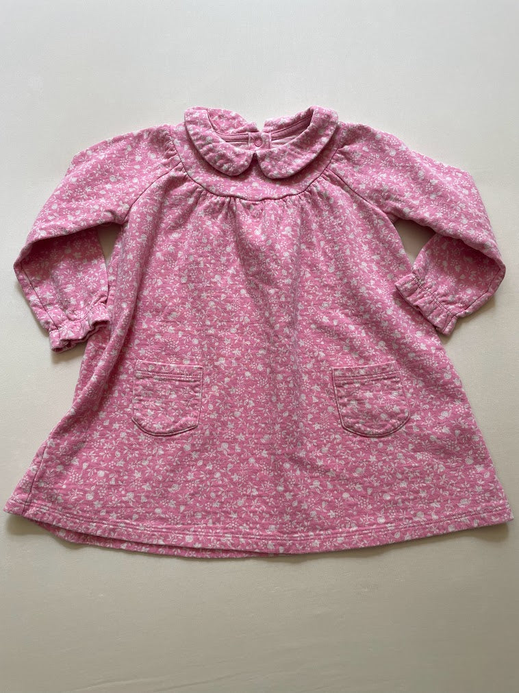 Floral Sweatshirt Dress