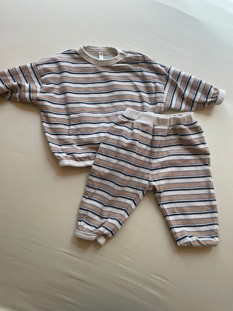 Striped Tee + Pant Set