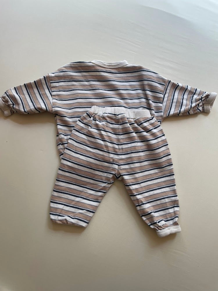 Striped Tee + Pant Set